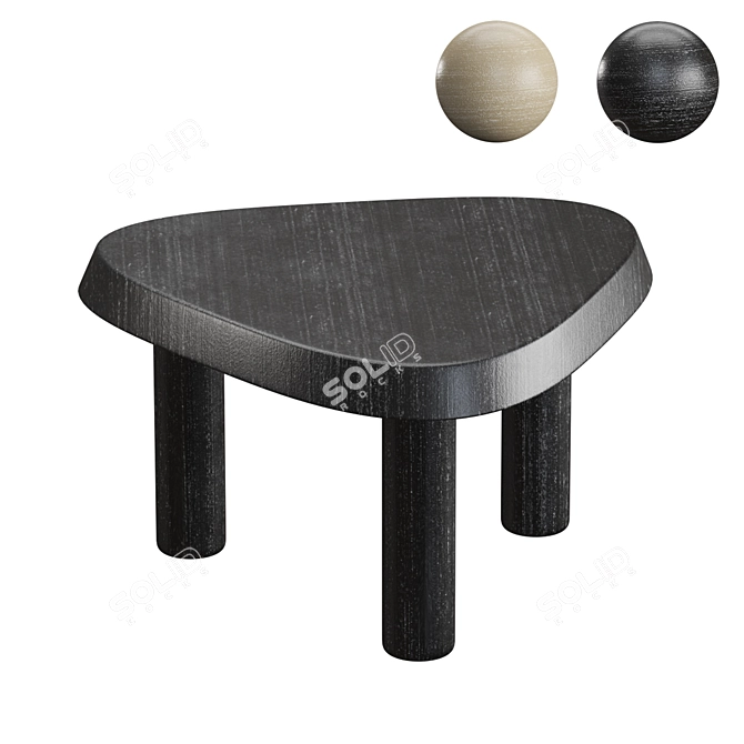 Elegant Briel Coffee Table: A Stylish Addition to Your Space 3D model image 3