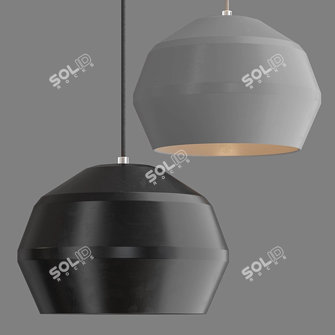 Shadowplay Pendant Light | Unique Hanging Lamp 3D model image 1