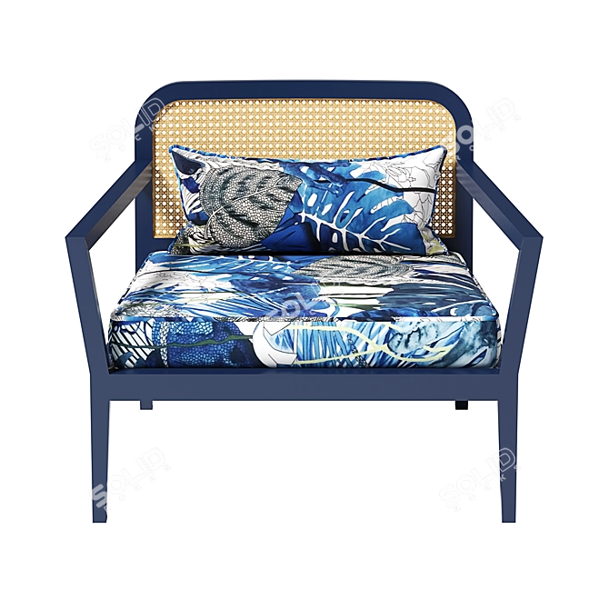 Elegant Vino Armchair by Simhon 3D model image 3