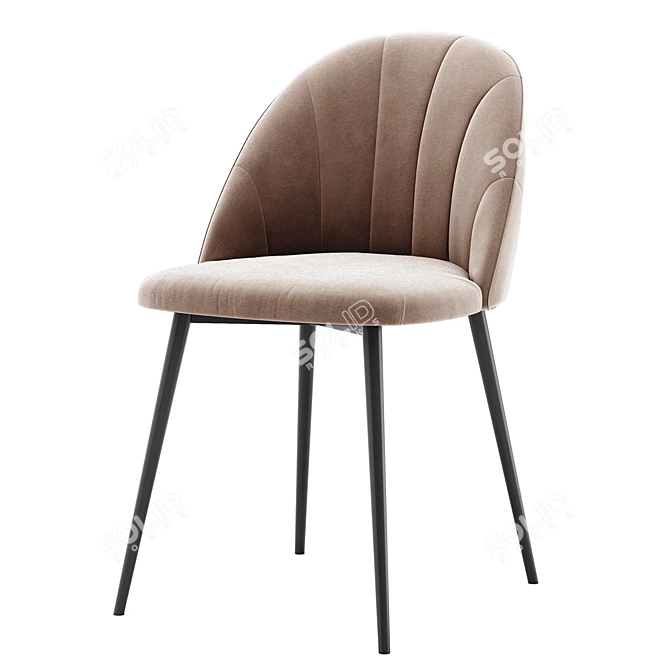 Stylish LOGAN Dining Chair by STOOLGROUP 3D model image 3