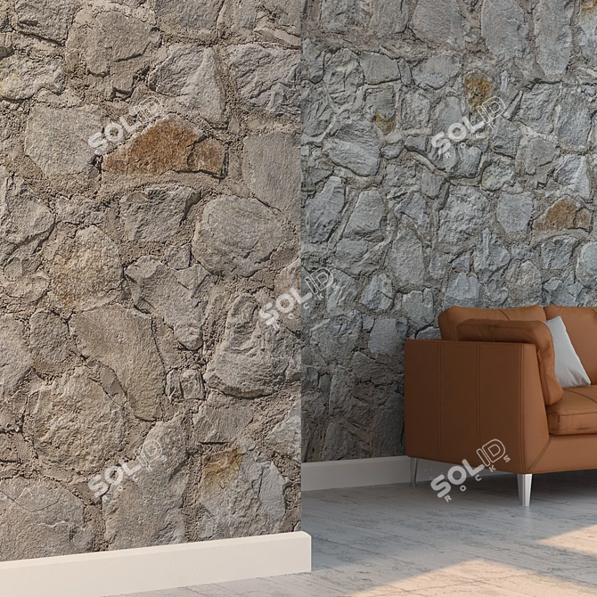 Title: High-Detail Seamless Stone Texture 3D model image 3