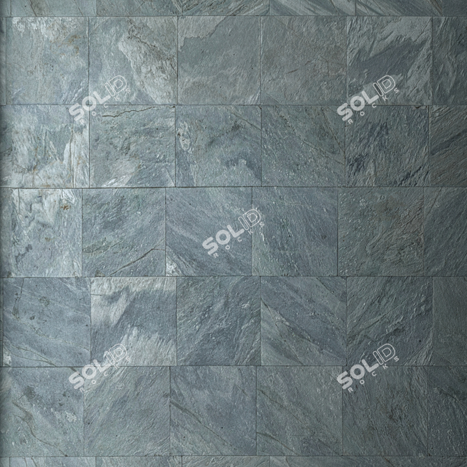 Seamless High-Detail Tile Cover 3D model image 4