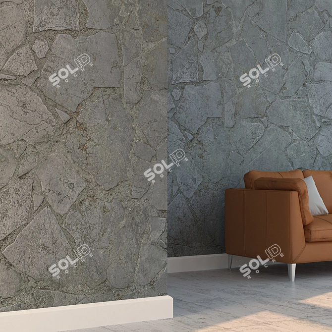 Seamless High Detailed Stone Texture 3D model image 3