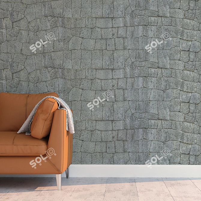 Title: Seamless Stone Texture - High Detail 3D model image 2