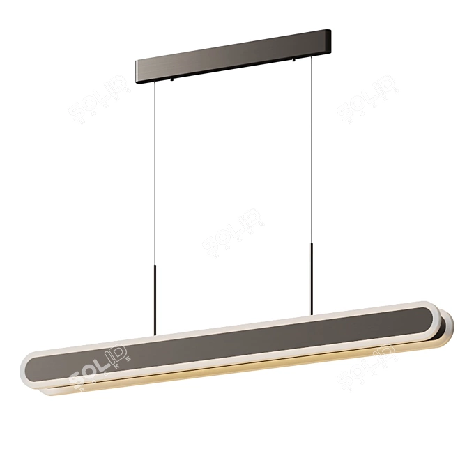 Gianni Linear LED Pendant 3D model image 2