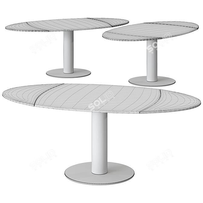  Titan III Draenert Table: Sleek and Stylish Design 3D model image 2