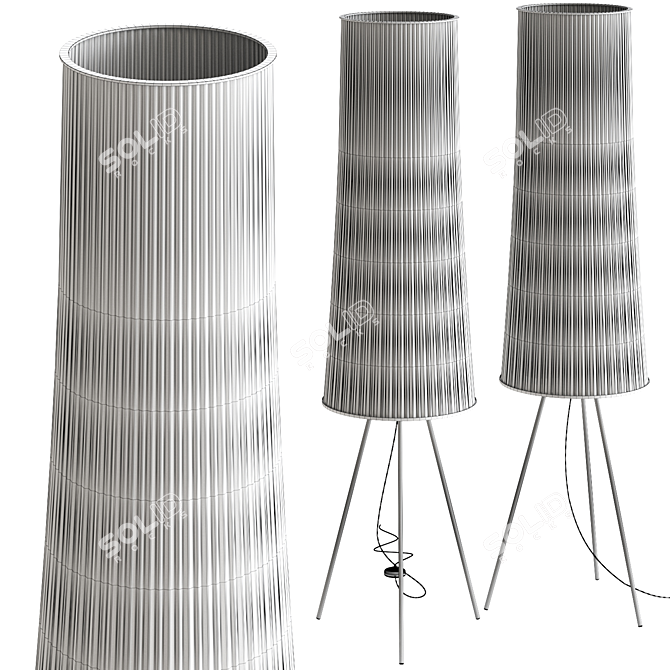 Arturo Alvarez Ura UR03 Floor Lamp 3D model image 2