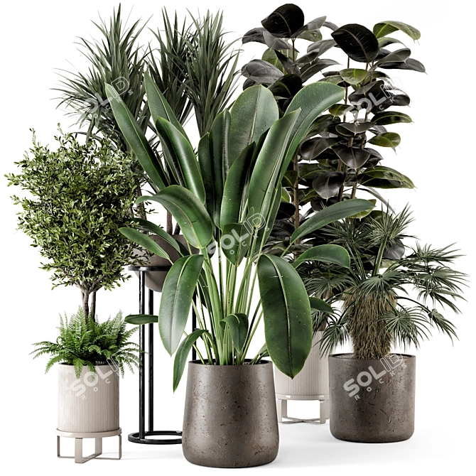 Ferm Living Bau Pot Large - Set 388 3D model image 1