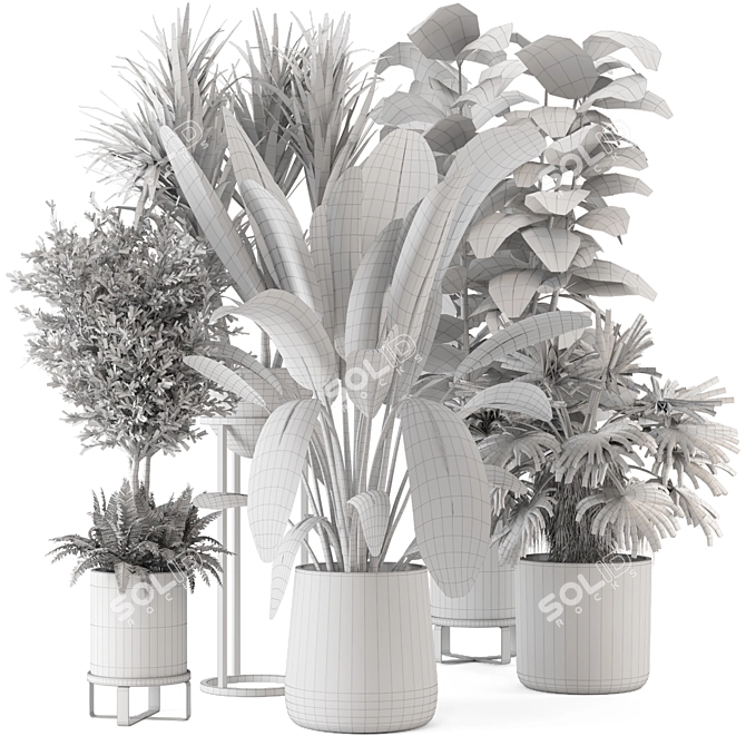 Ferm Living Bau Pot Large - Set 388 3D model image 7