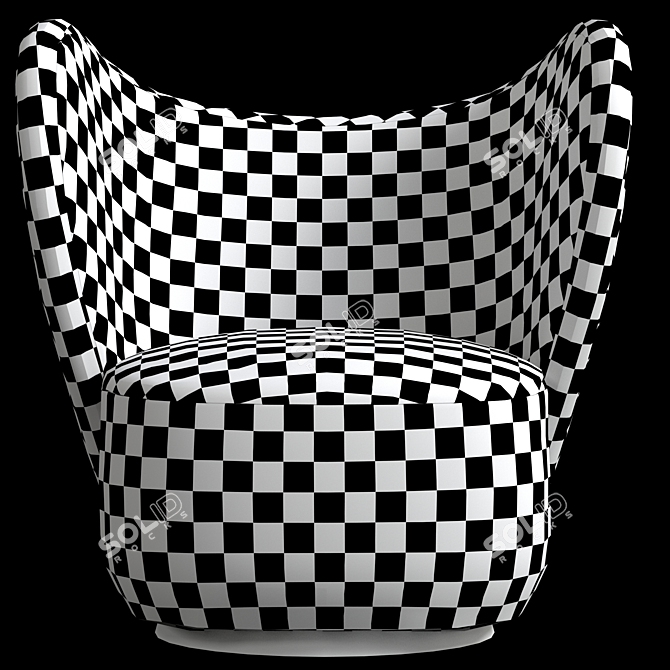 Compact Comfort: Little Big Chair 3D model image 5