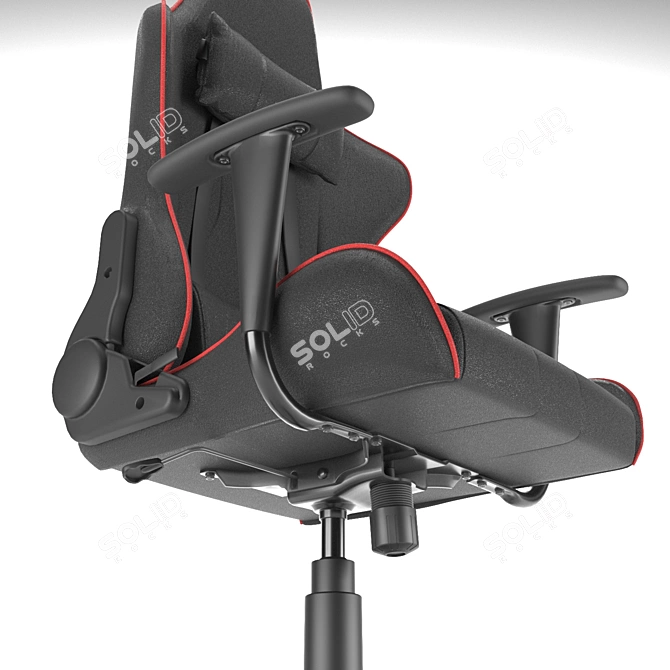 ErgoGamer: High-Detail Gaming Chair 3D model image 3