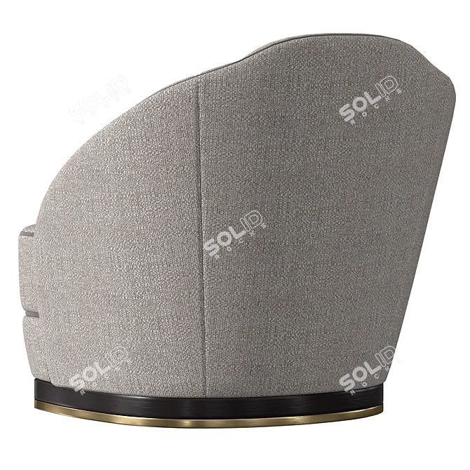 Elegant Samara Armchair: Pristine Comfort 3D model image 5