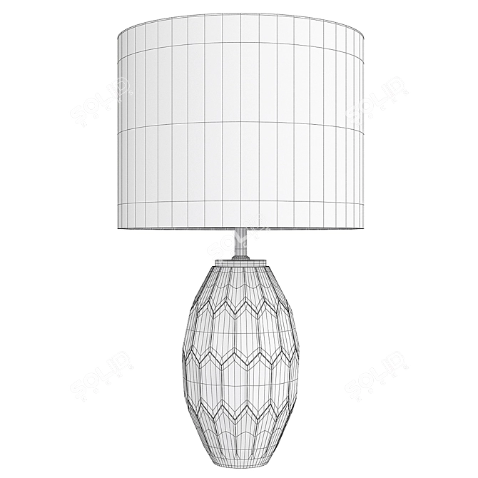 Elegant Muguet Table Lamp 3D model image 2