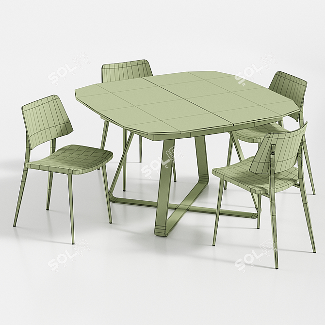 Italian Design - Midj Paul Botte, Joe 3D model image 5