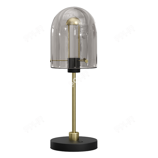 Sleek LED Table Lamp: Century 3D model image 1