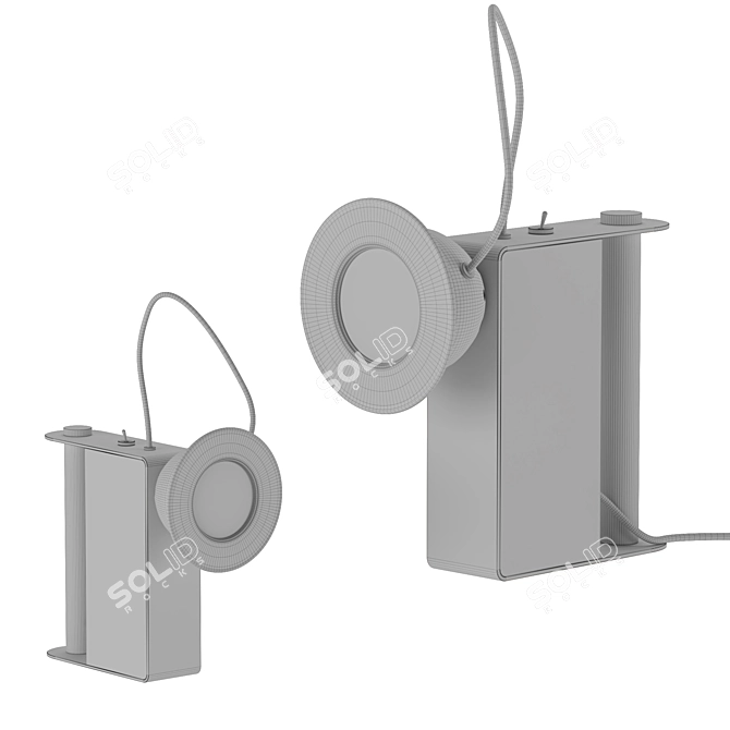 Modern Minimalist Table Lamp 3D model image 7