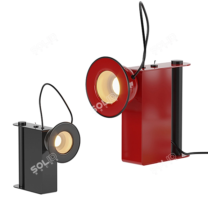 Modern Minimalist Table Lamp 3D model image 8