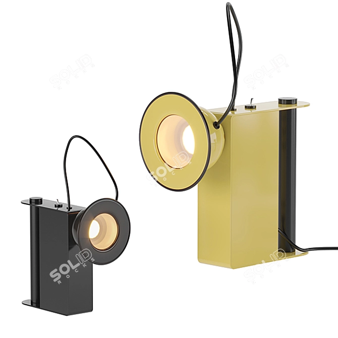 Modern Minimalist Table Lamp 3D model image 9