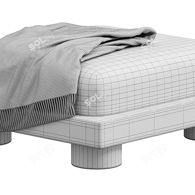 Modern Nomand Ottoman by Emmanuele Simon 3D model image 3