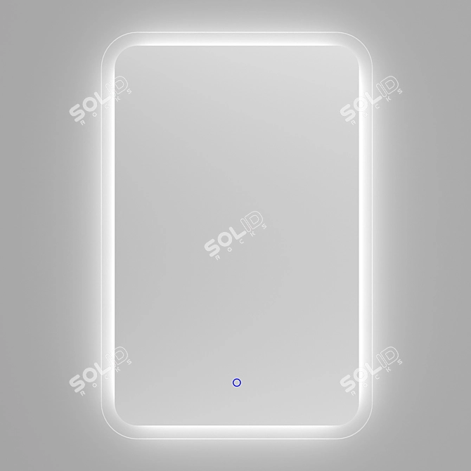 Sophisticated Soars Illuminated Mirror 3D model image 1