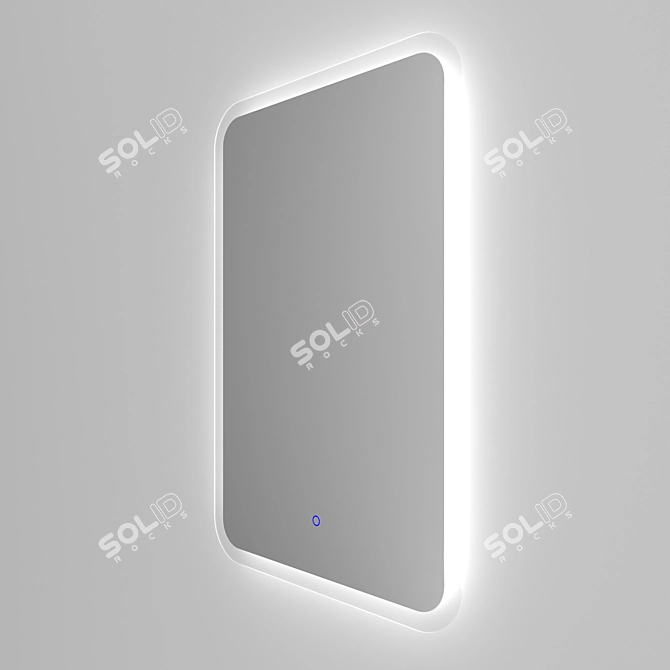 Sophisticated Soars Illuminated Mirror 3D model image 2