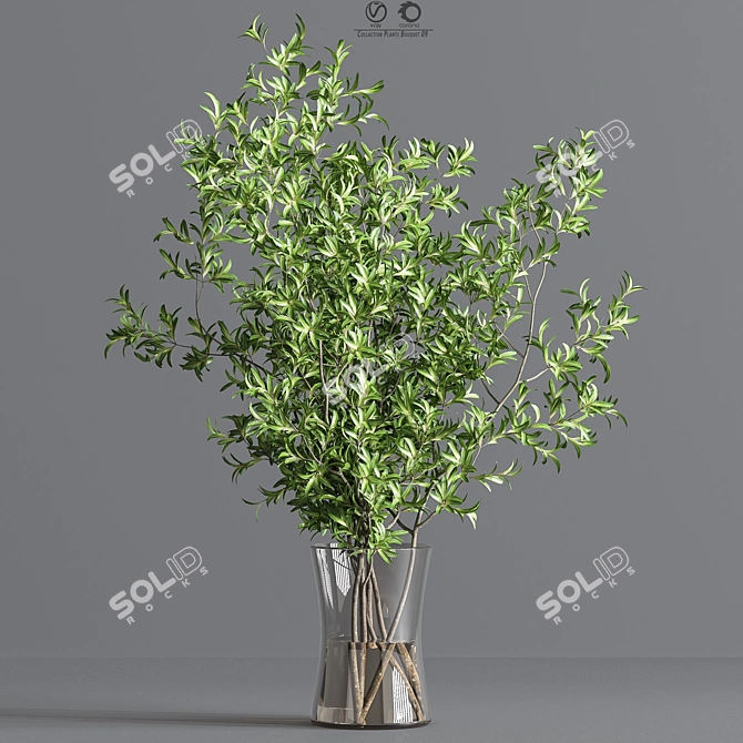 Collaction Plants Bouquet 09: 3D Floral Arrangement in Vray, Corona and Obj Formats 3D model image 5