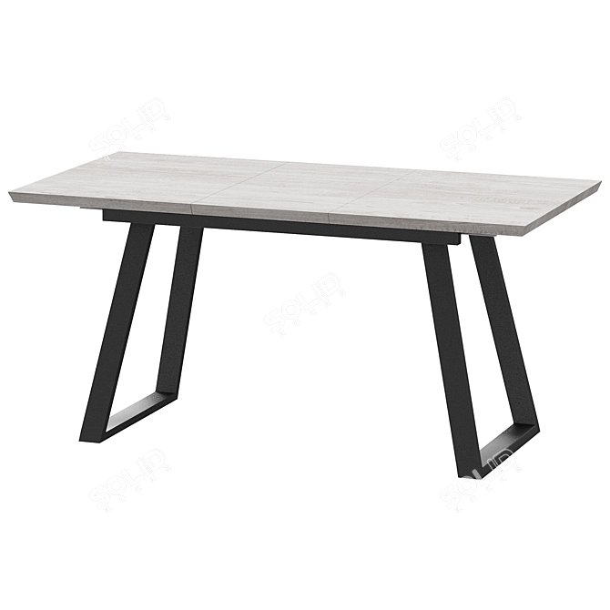 Denver Extendable Table: Versatile and Stylish 3D model image 3