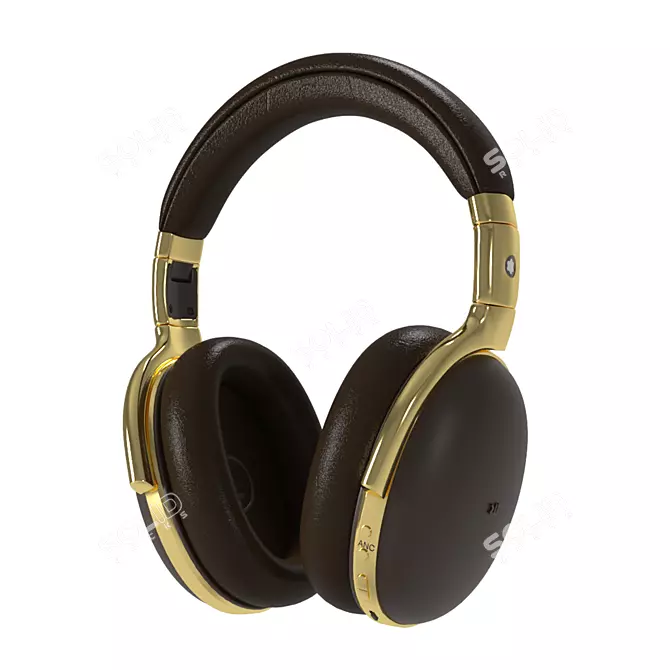 Montblanc MB 01 Wireless Headphones: Studio-Quality Sound on the Go 3D model image 1