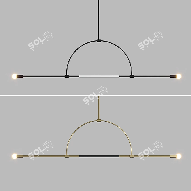 Perch Light: Elegant Lighting Solution 3D model image 2