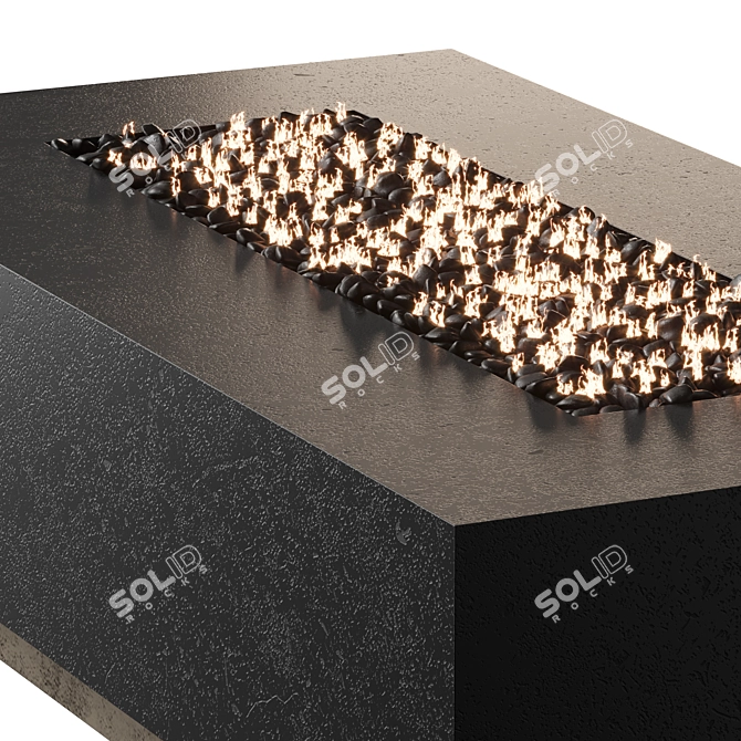 Modern Bio Fireplace in Two Colors 3D model image 4