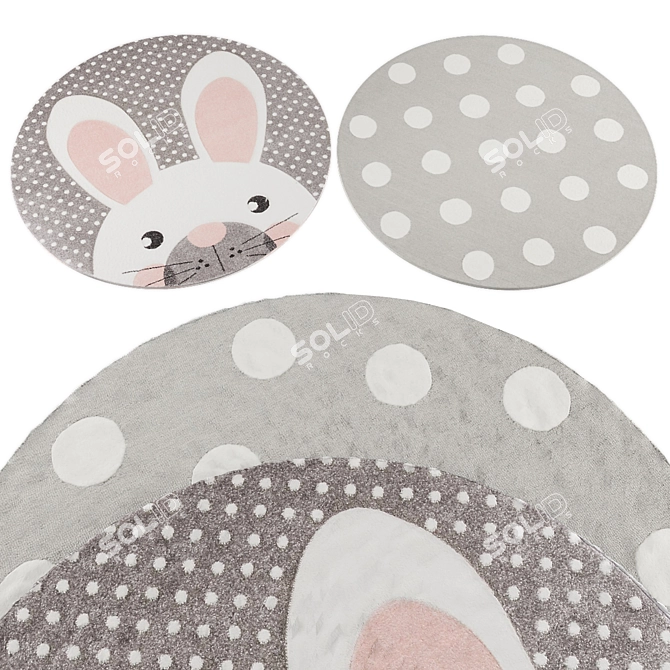 Round Rugs Collection 370 3D model image 2