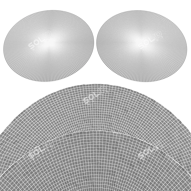 Round Rugs Collection 370 3D model image 4