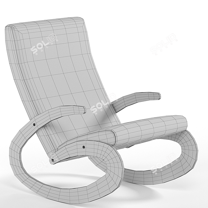 Modern Millimeter-Sized GEE Chair 3D model image 4