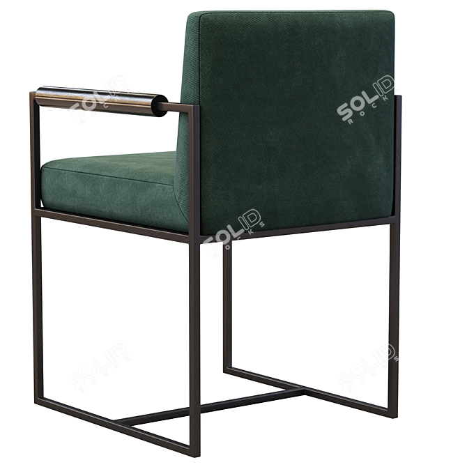 Sleek Chair Rider by Meridiani (2 Color Options) 3D model image 4