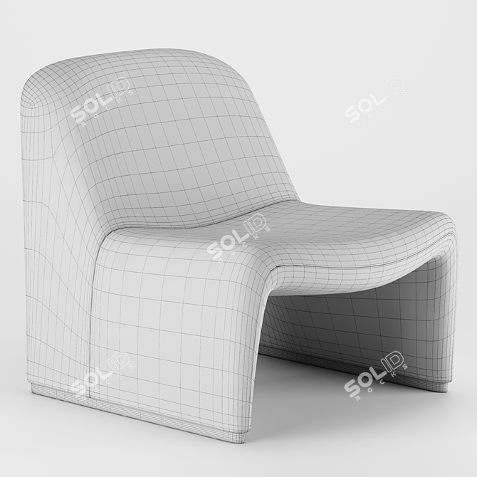 Modern Alky Chair by Piretti 3D model image 4