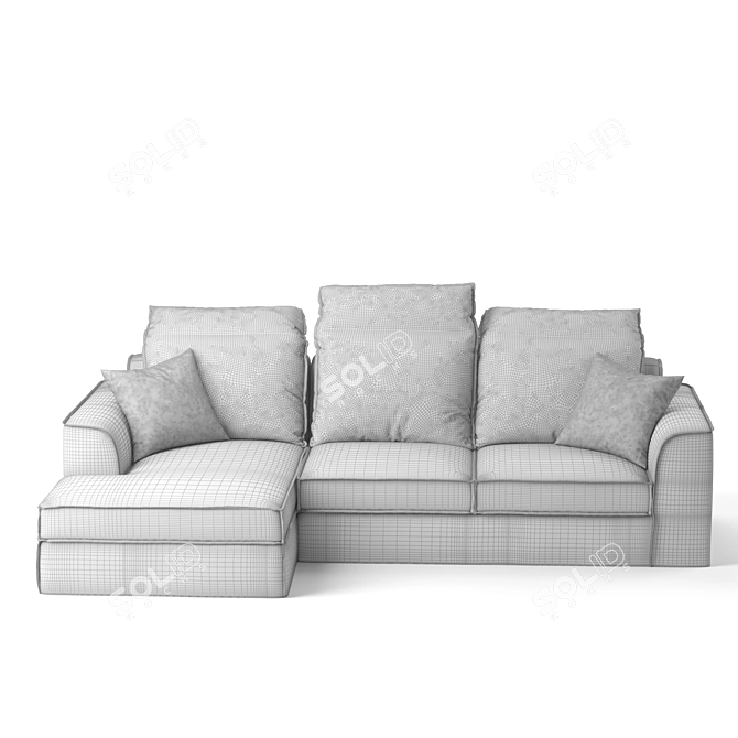 Havana Deluxe Corner Sofa 3D model image 7