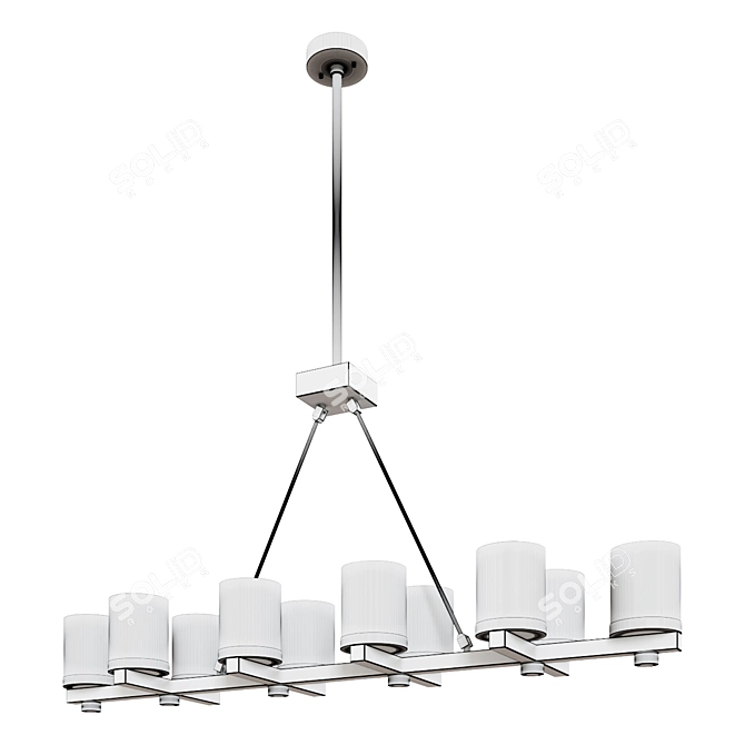 Elegant Eichholtz Donovan Chandelier 3D model image 2