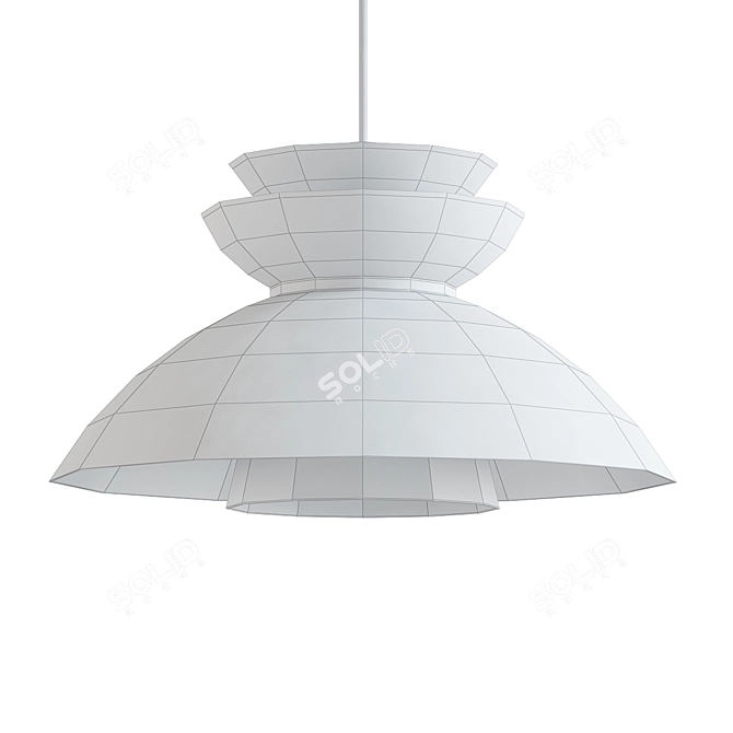 Versatile Modern Pendant Lighting - Justine 3D model image 2