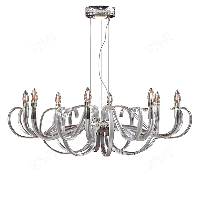 Modern Elegance: Atlanta Chandelier by Maytoni 3D model image 1