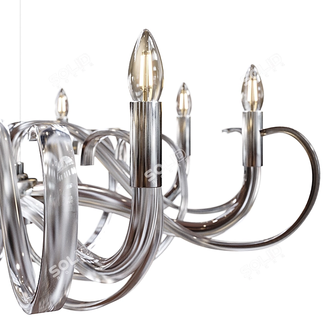 Modern Elegance: Atlanta Chandelier by Maytoni 3D model image 2