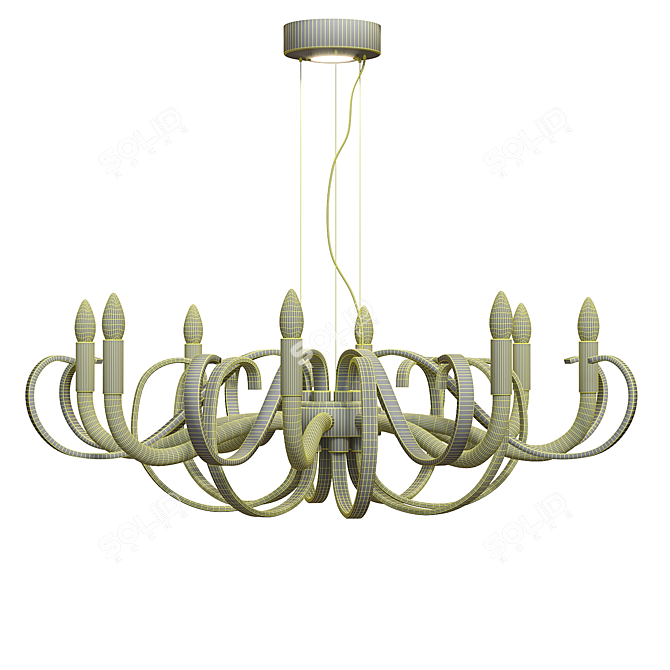 Modern Elegance: Atlanta Chandelier by Maytoni 3D model image 4