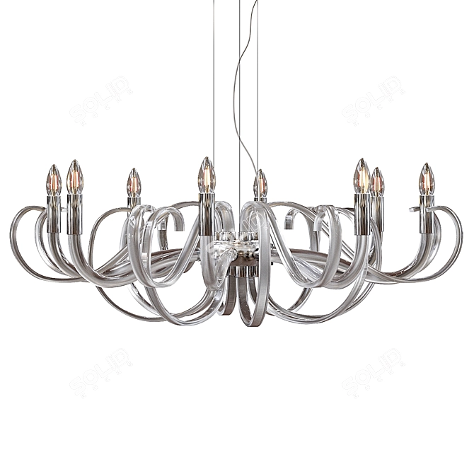 Modern Elegance: Atlanta Chandelier by Maytoni 3D model image 5