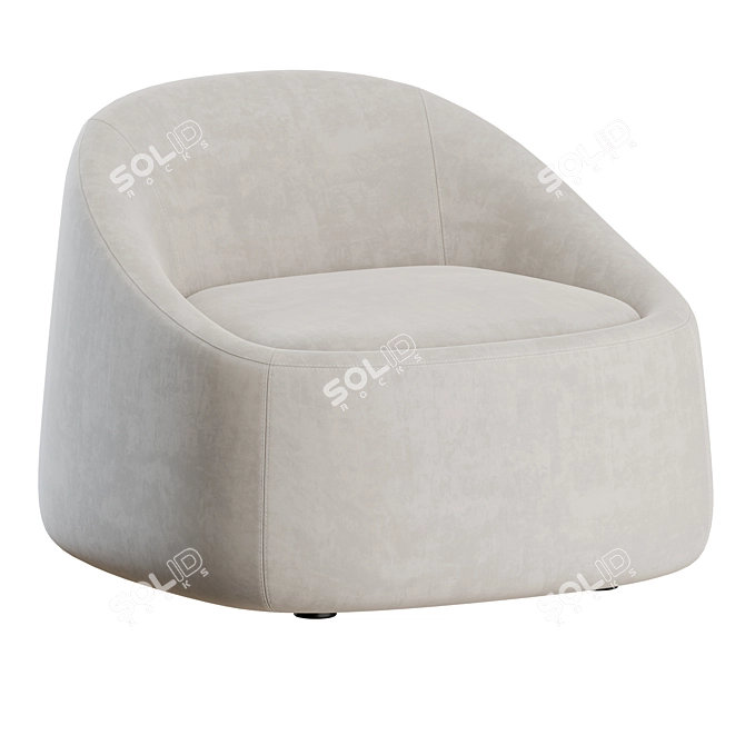 Designer Keiji Takeuchi Ripamonti Armchair 3D model image 5