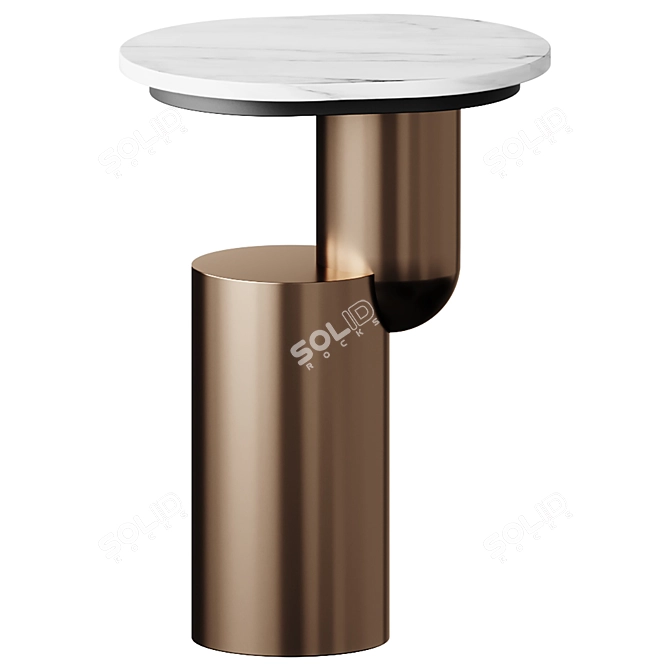 Eichholtz Tosca Side Table: Sleek and Elegant 3D model image 1