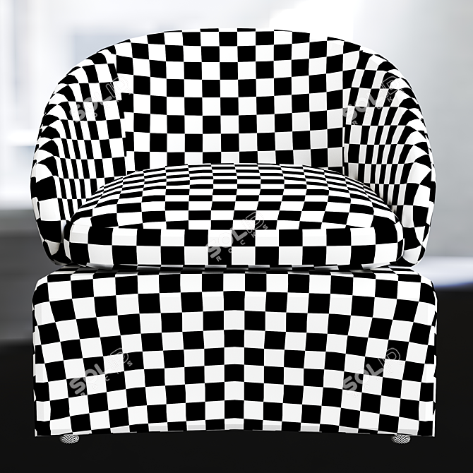 HALLEY 2017 Preview Millimeter Chair 3D model image 4