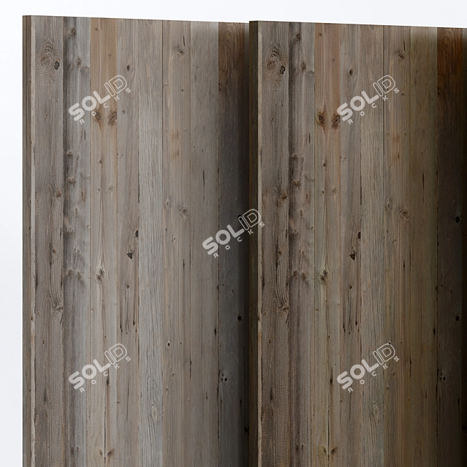 11 Wood with Triple Material 3D model image 2