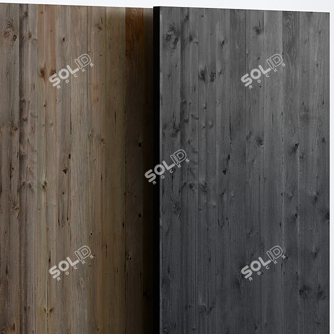 11 Wood with Triple Material 3D model image 3