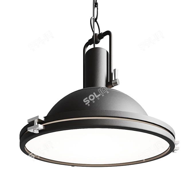 Kaspa Naturalis Pendant: Modern Elegance 3D model image 3