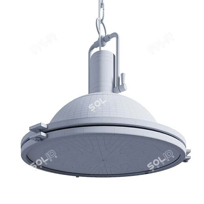 Kaspa Naturalis Pendant: Modern Elegance 3D model image 5