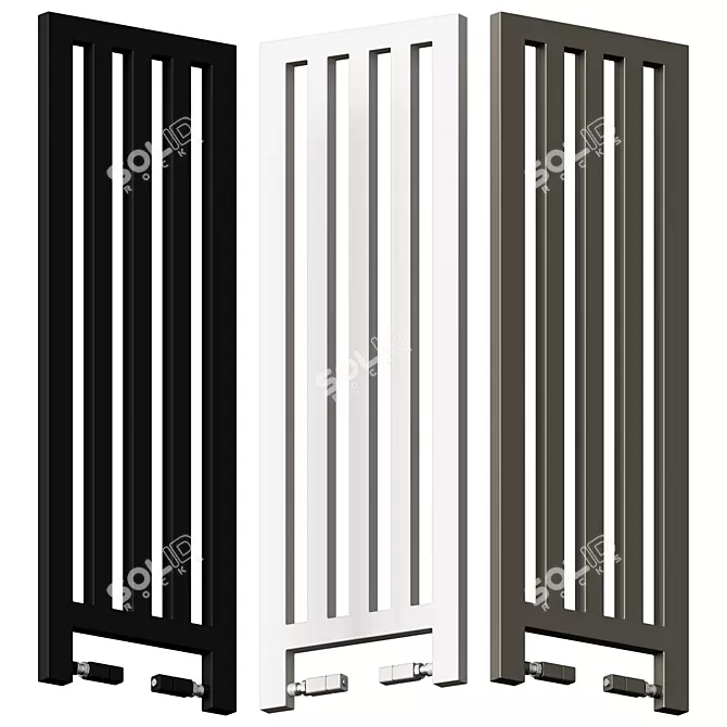 Scirocco H MyNew Dress Radiator - Unique, Stylish, Efficient 3D model image 2